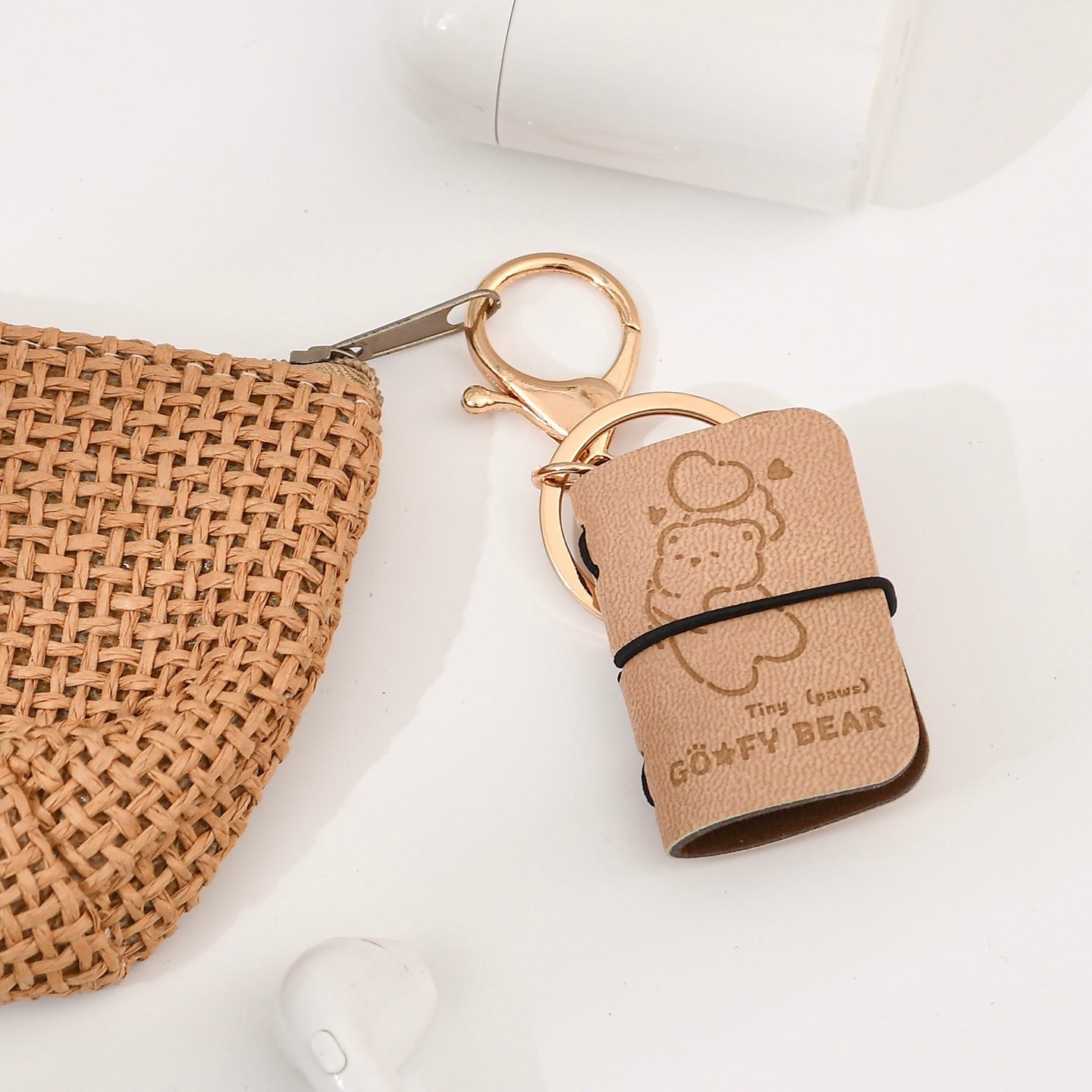 Tiny Bear Keychain Diary