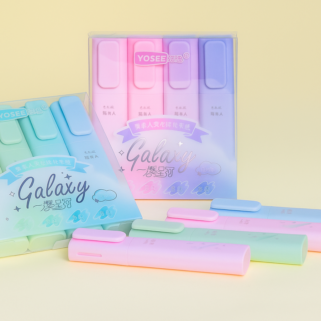 Galaxy Highlighter (4pcs Box)