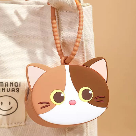 Cat Silicone Mini Pouch