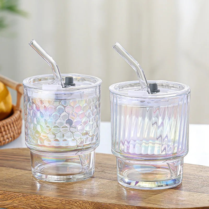 Holographic Glass Tumbler