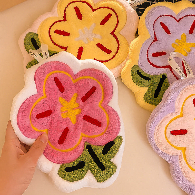 Kawaii Tulip Kitchen Towel