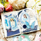 Girl in Mirror Frame Washi Stickers