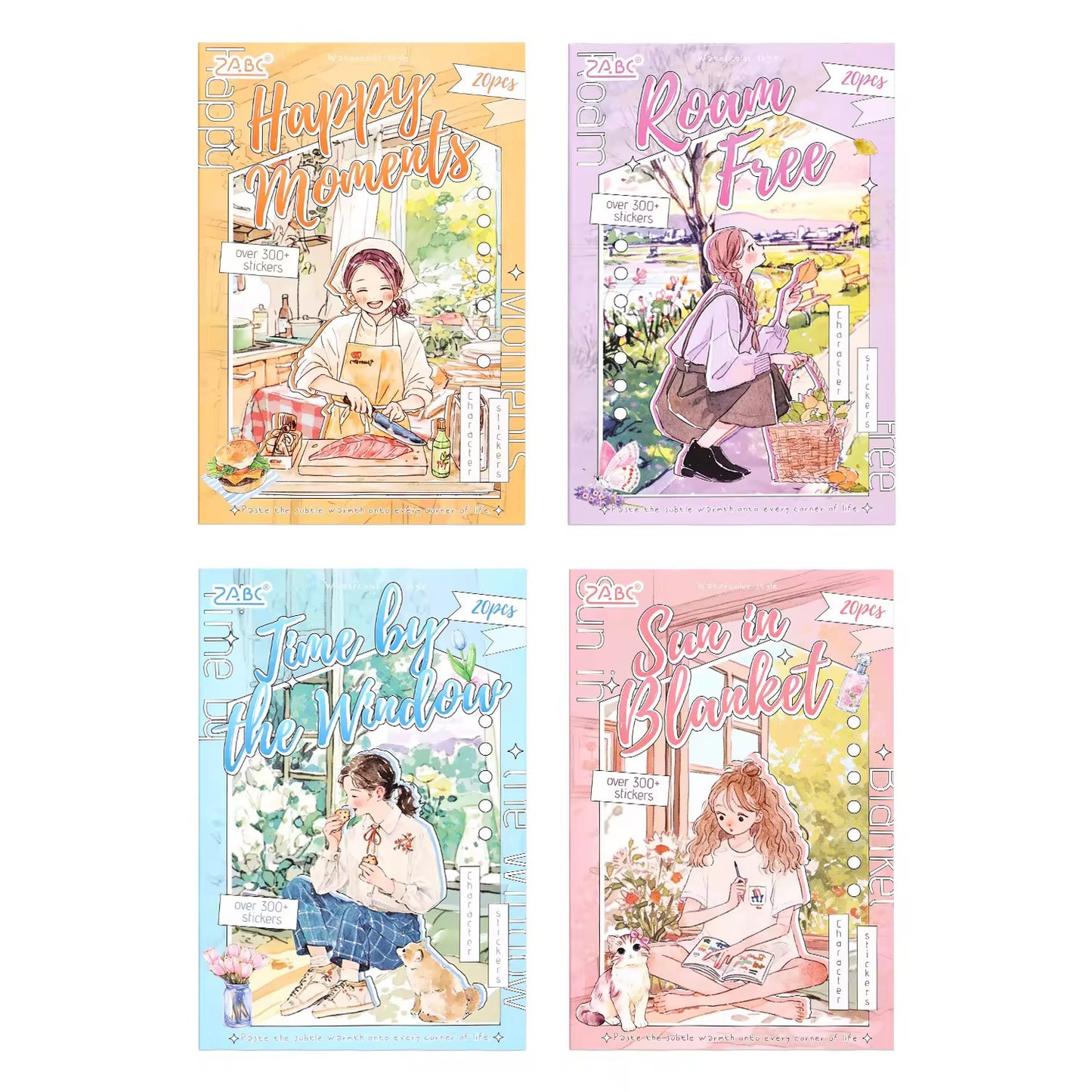 Girly Happy Moments Sticker Book