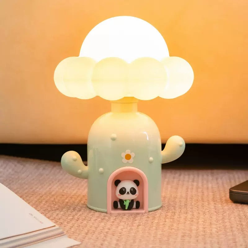 Panda Cactus Lamp