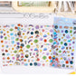 Doodle Journaling Stickers (4pcs Set)