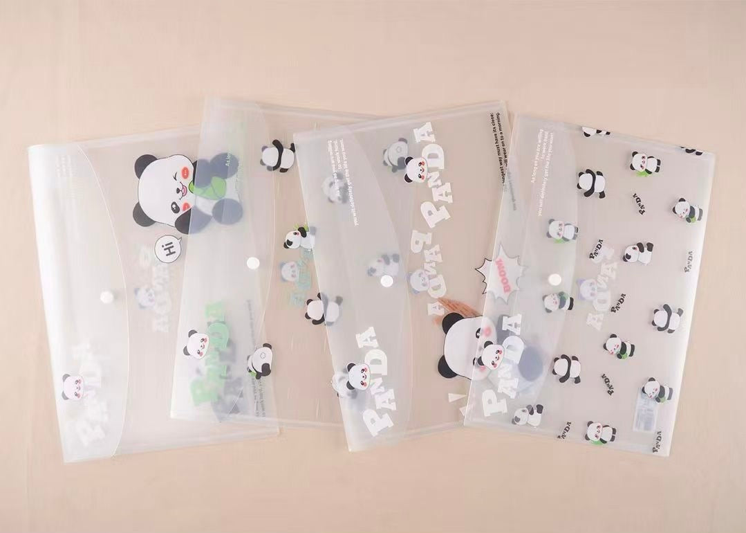 Panda Transparent File Holder