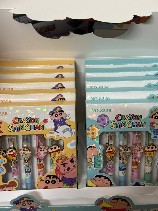 Shinchan Pen (Set of 6pcs)