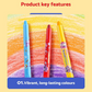 Washable Crayon 24 Pcs Set