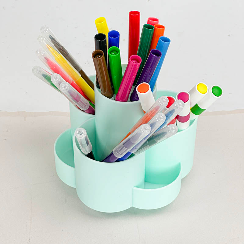 Kawaii Rotating Pen Stand With Charms