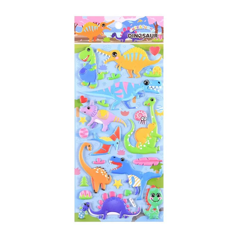 Dino Puffy Sticker