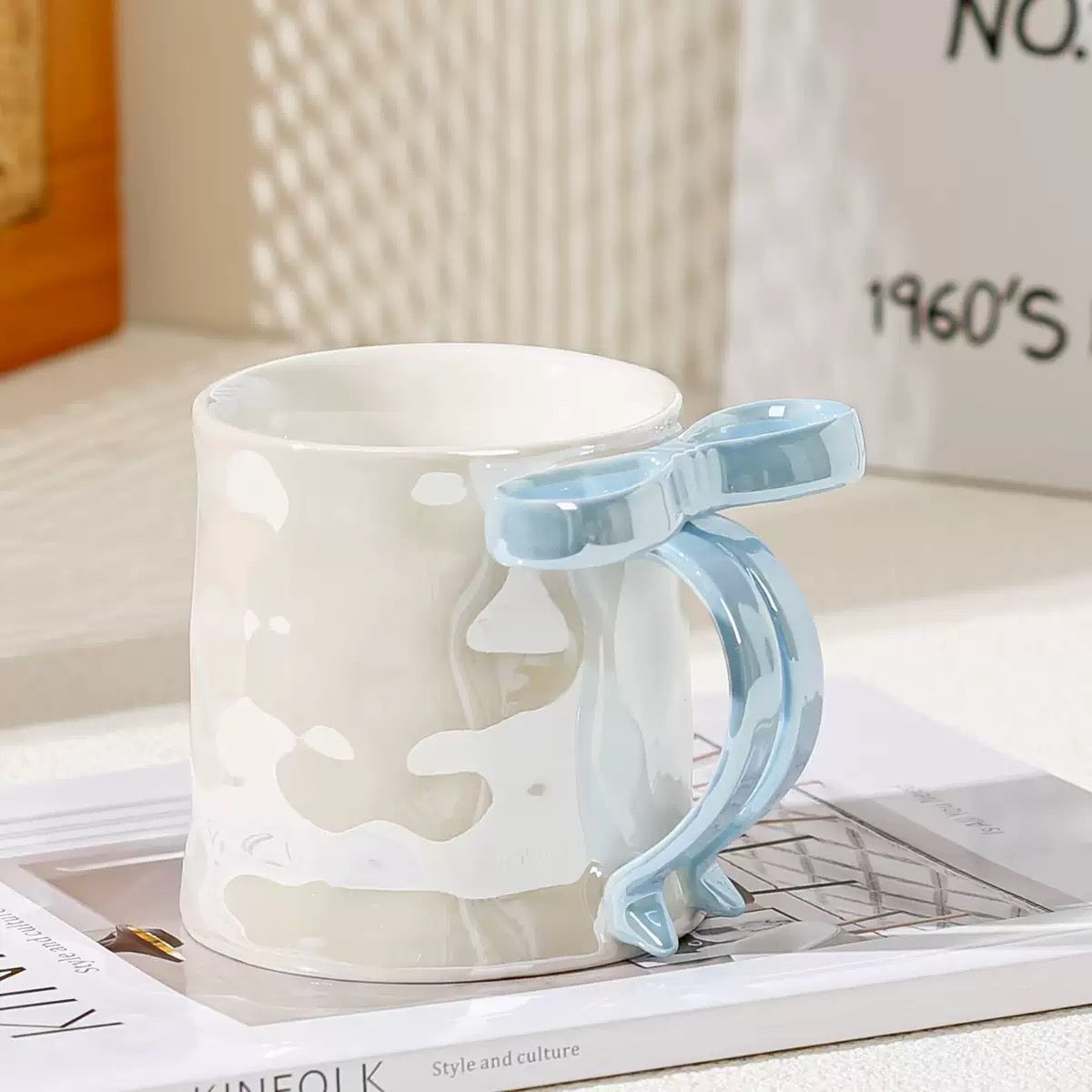 Kawaii Bow Ceramic Mug