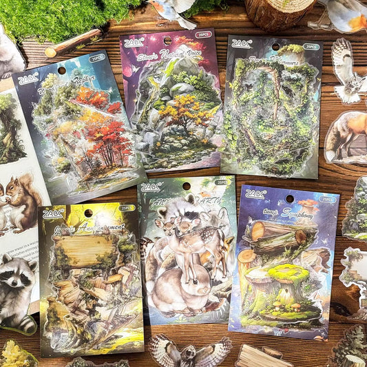 Green Forest Deco Stickers