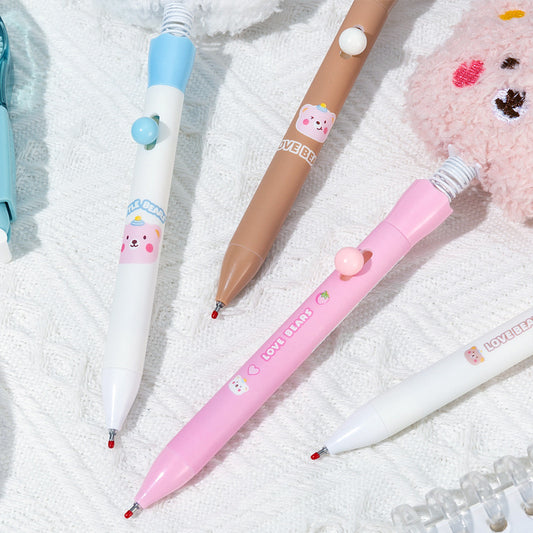 Kawaii Plush Bear Gel Pen