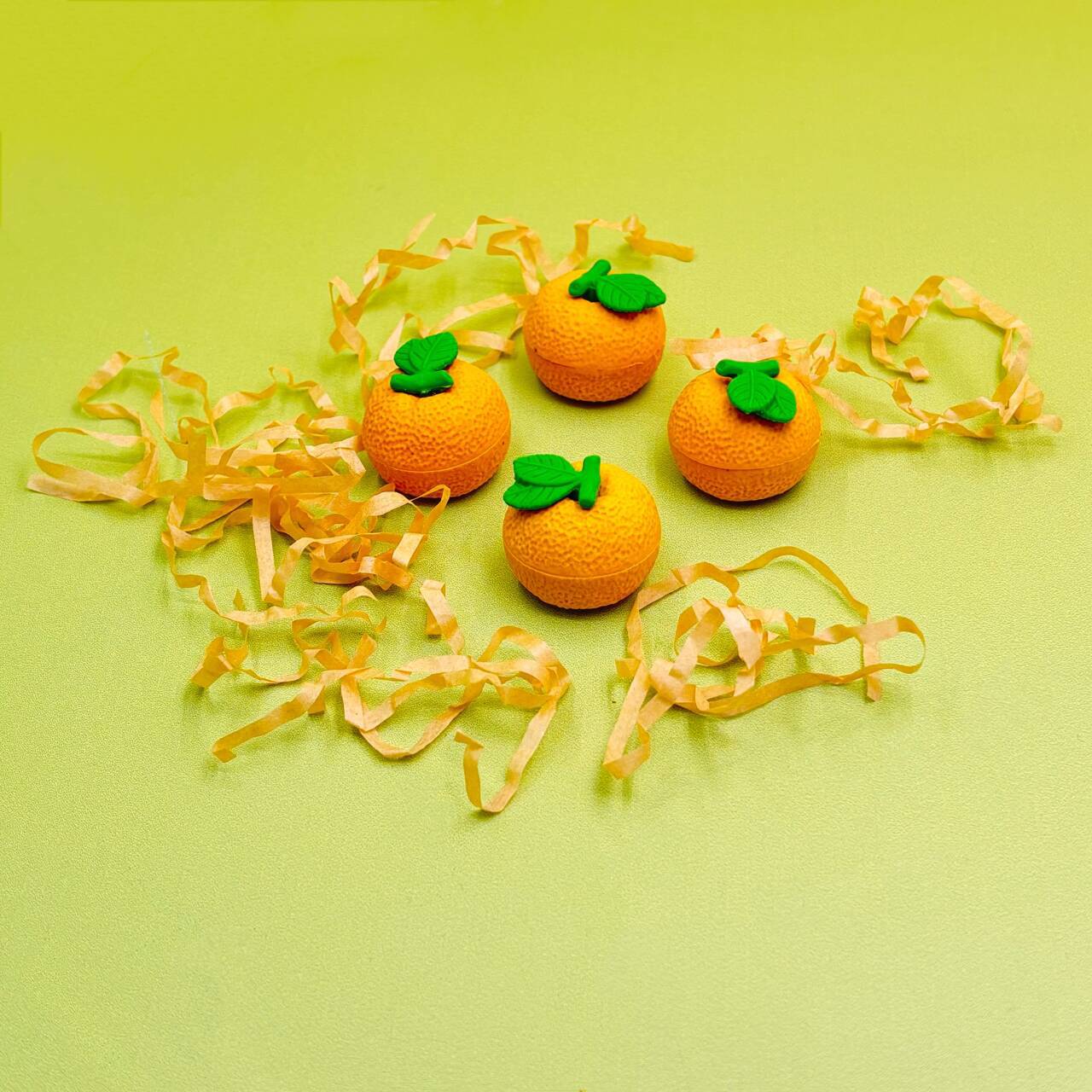 4Pcs Pack Fruit Shape Eraser