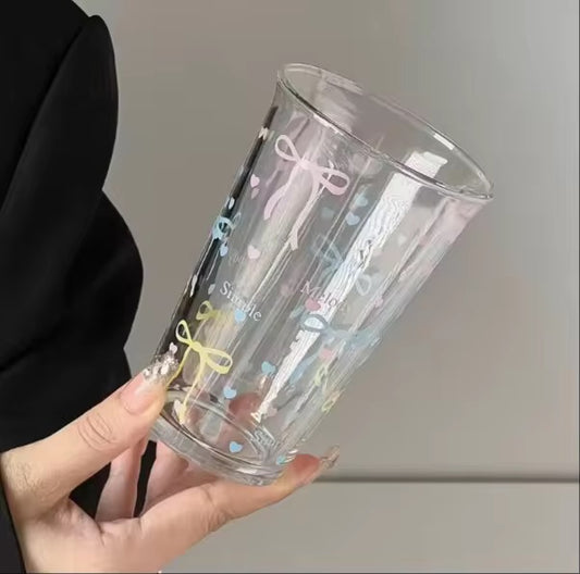 Pinteresty Bow Glass Cup