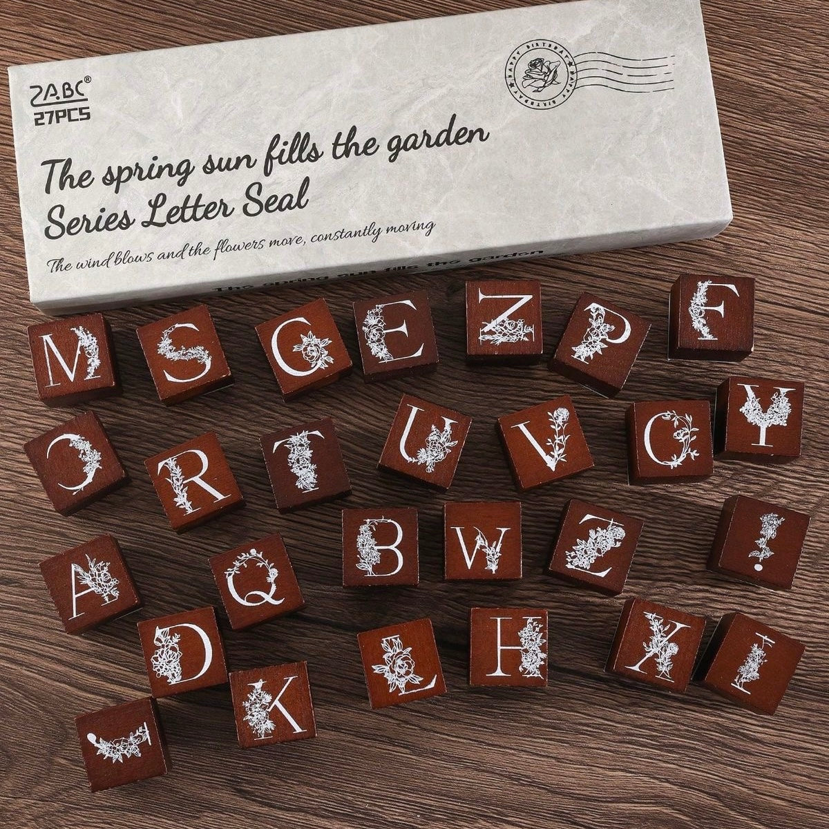 Wooden Alphabet Stamp