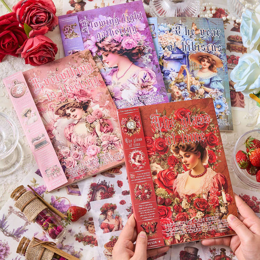 Victorian Vintage Sticker Book (24 Sheets Book)