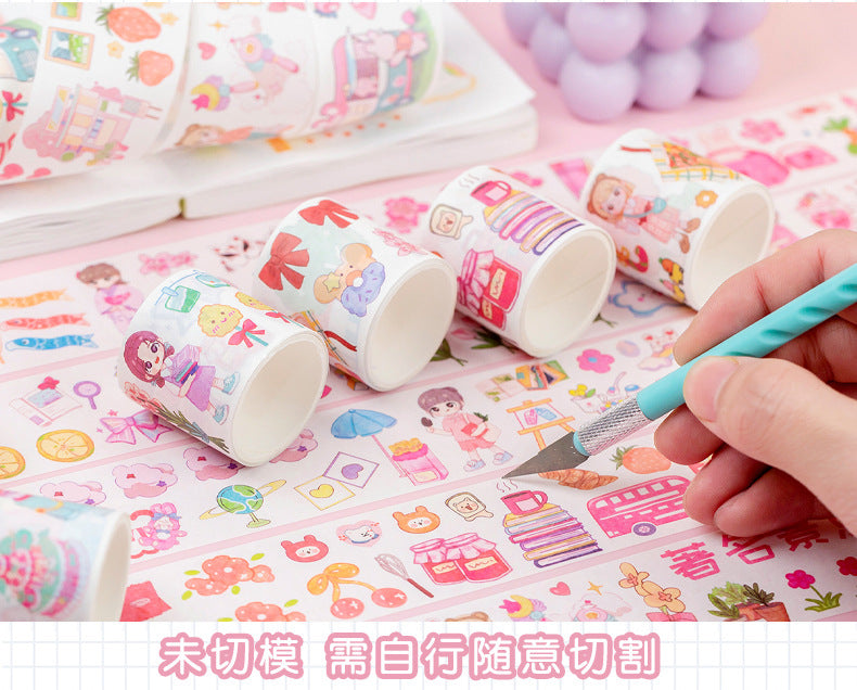 Kawaii Washitape Rolls 18 Pcs Box
