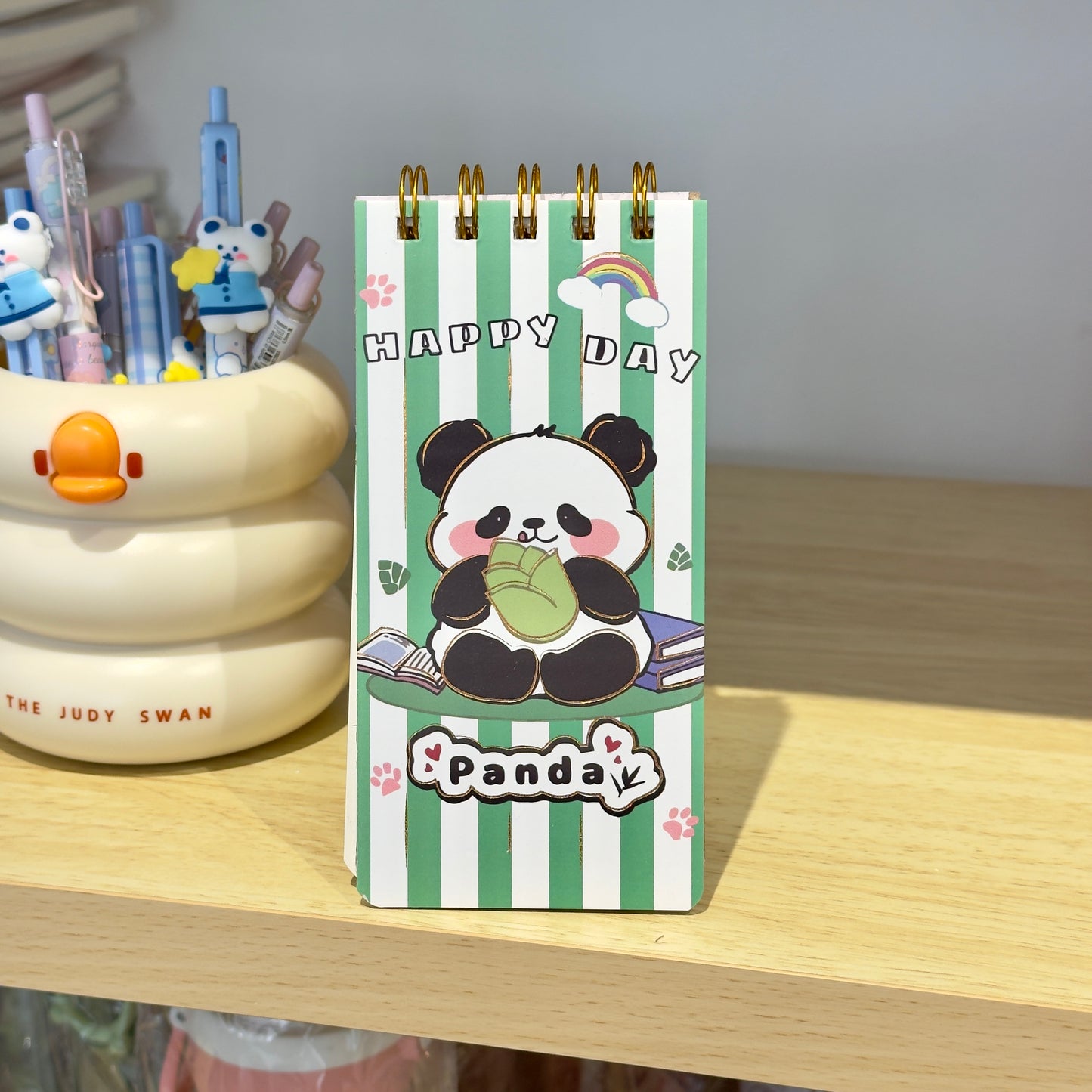 Panda Spiral Notepad