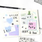 Cute Alphabet Mini Stamps