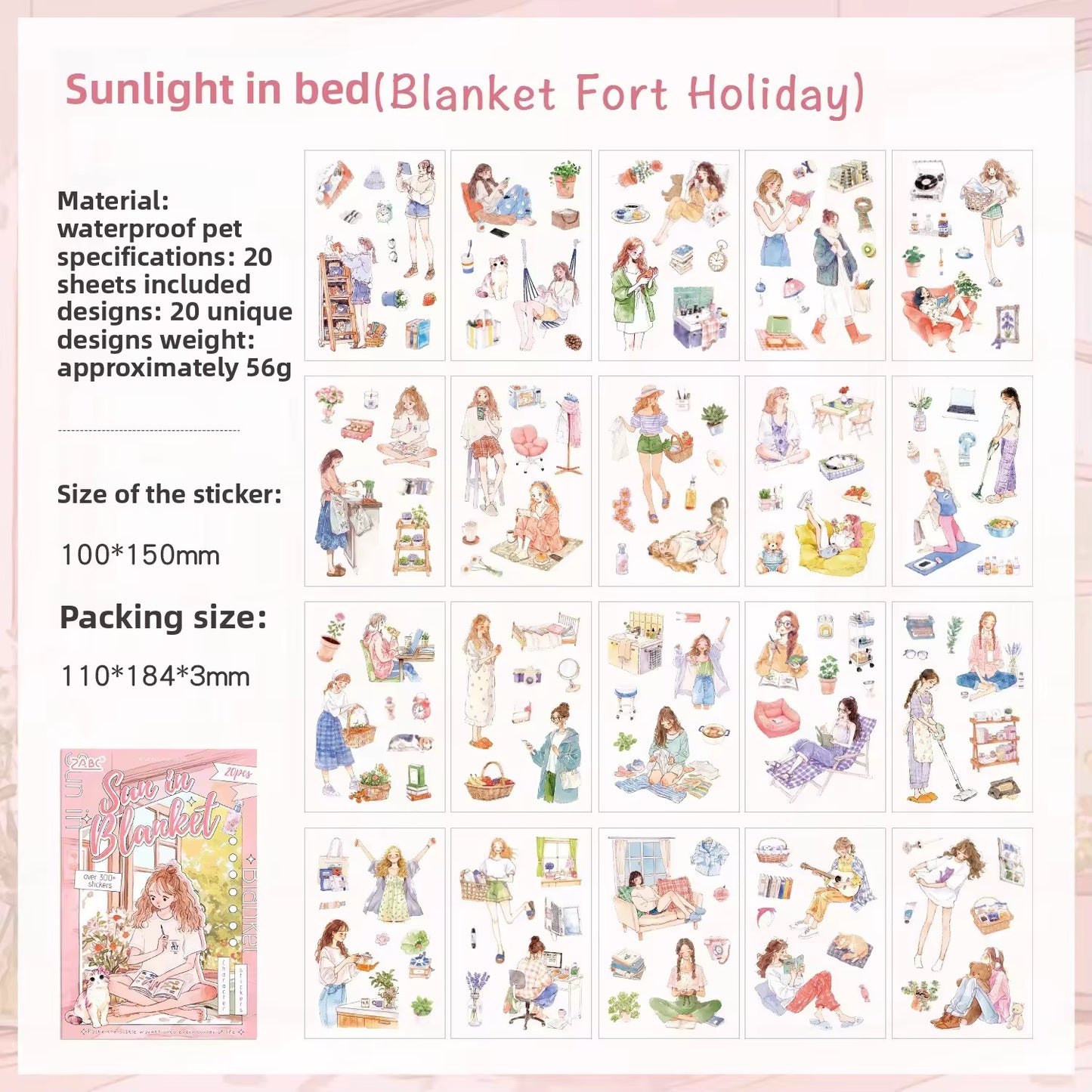 Girly Happy Moments Sticker Book