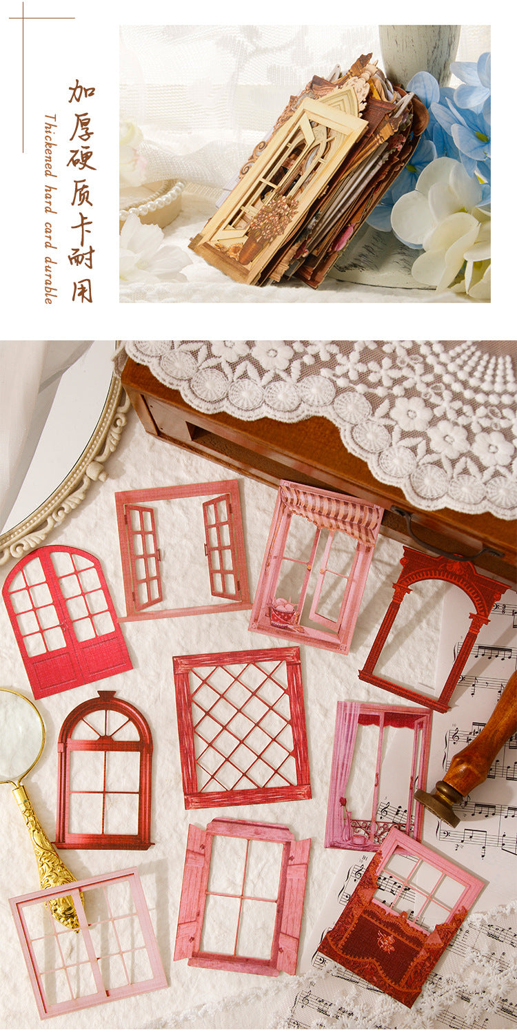 Vintage Window Of Frame Journal