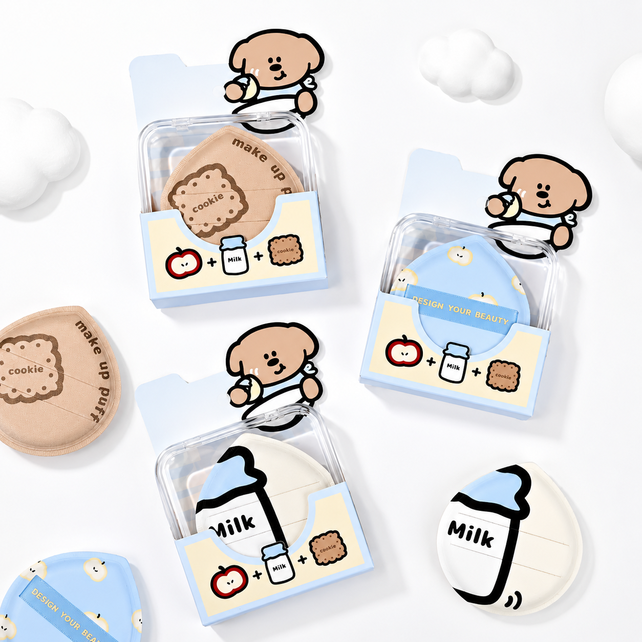 Kawaii Milky Cookie Puff