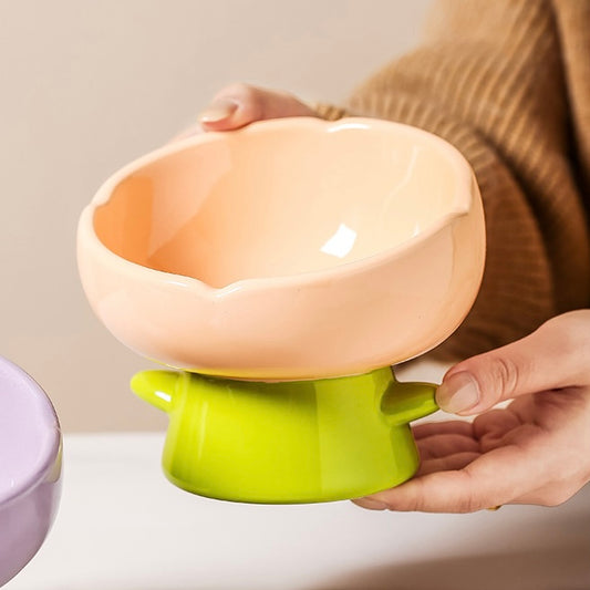 Tulip Cat Bowl