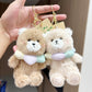 Neck Pillow Bear Plush Keychain