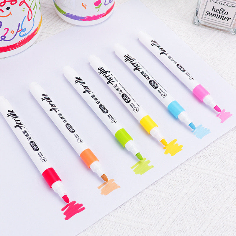 Kawaii Acrylic Marker Pen Set