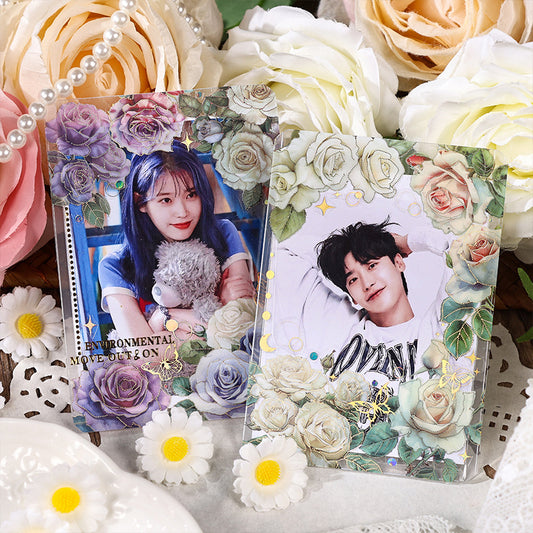 Korean Flower Journal Sticker (4 Sheet)