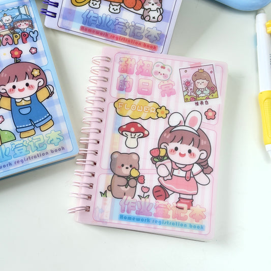 Girly Theme Spiral Diary