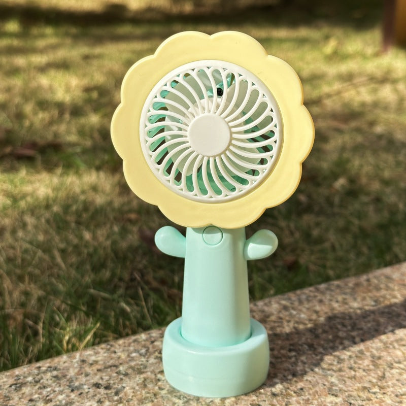 Floral Mini Fan