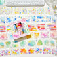 Water Color Theme Pet Washitape Set