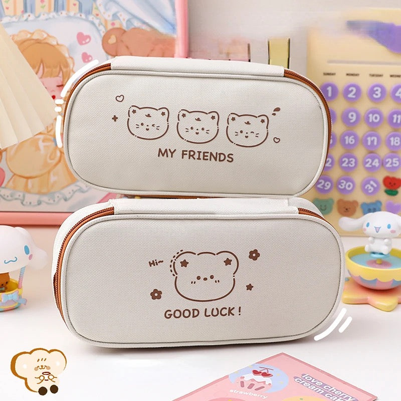 Kawai Bear Pencil Case