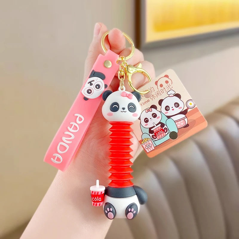 Panda Stretchable Keychain