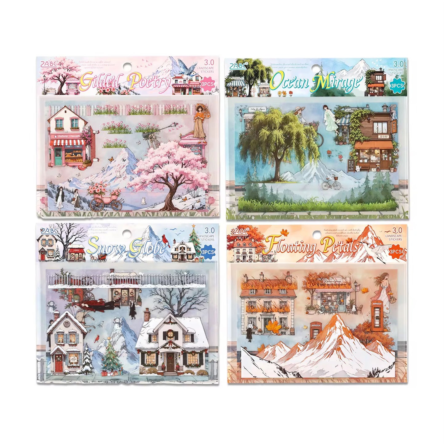 Post Card Pet Stickers