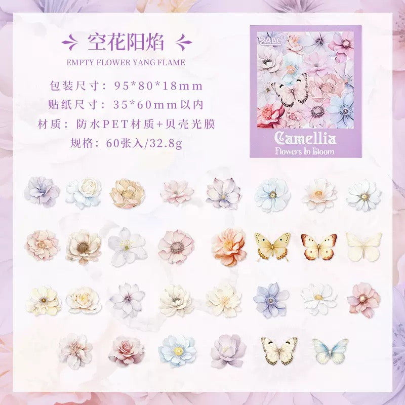 Vintage Floral Sticker Box