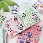 Panda Pet Matte Sticker Set 4 Sheets