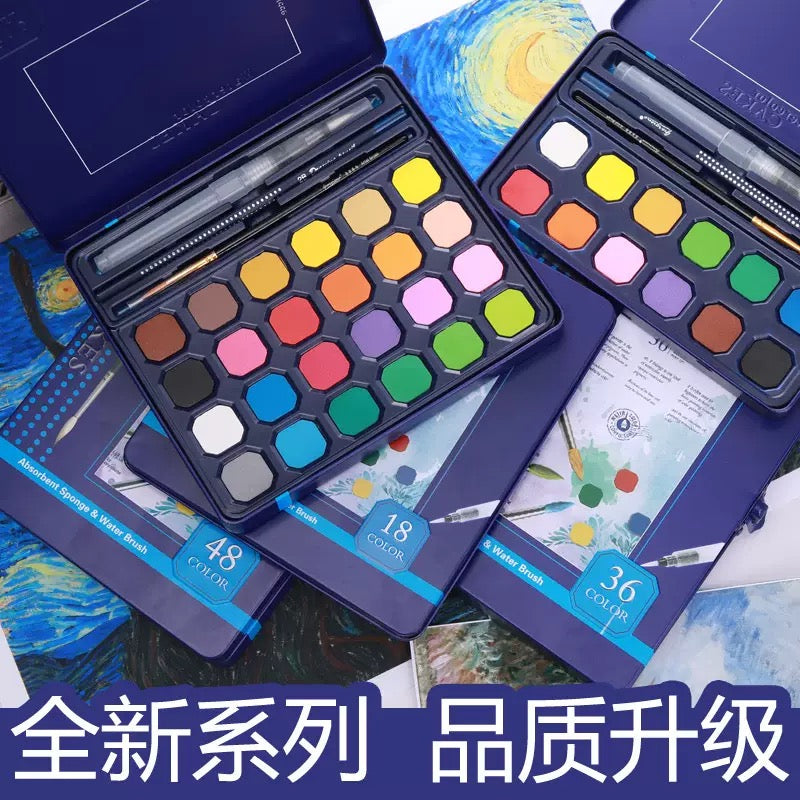 Pastel Splash Watercolor Set