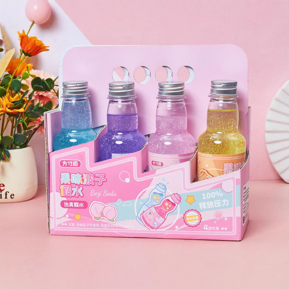 Milk Tea Glitter Slime