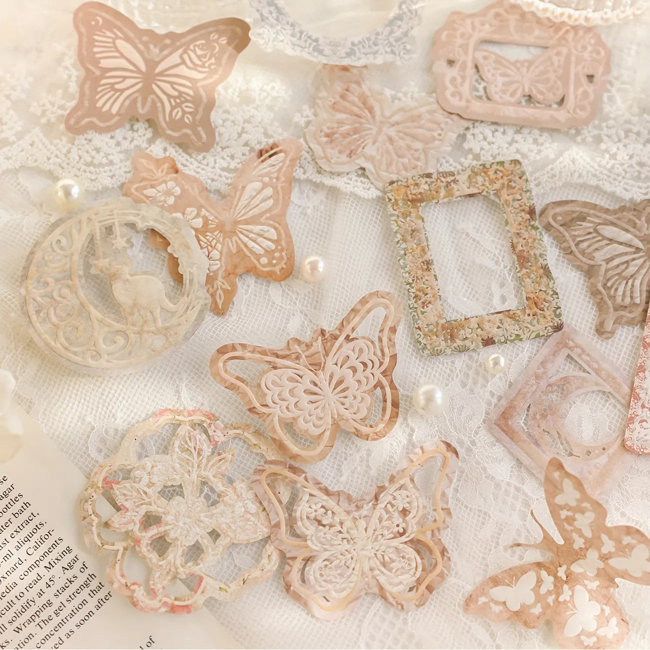 Vintage Butterfly Deco Cutouts