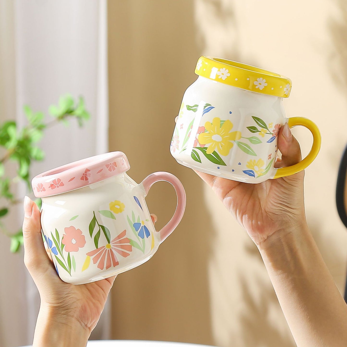 Floral Ceramic Mug