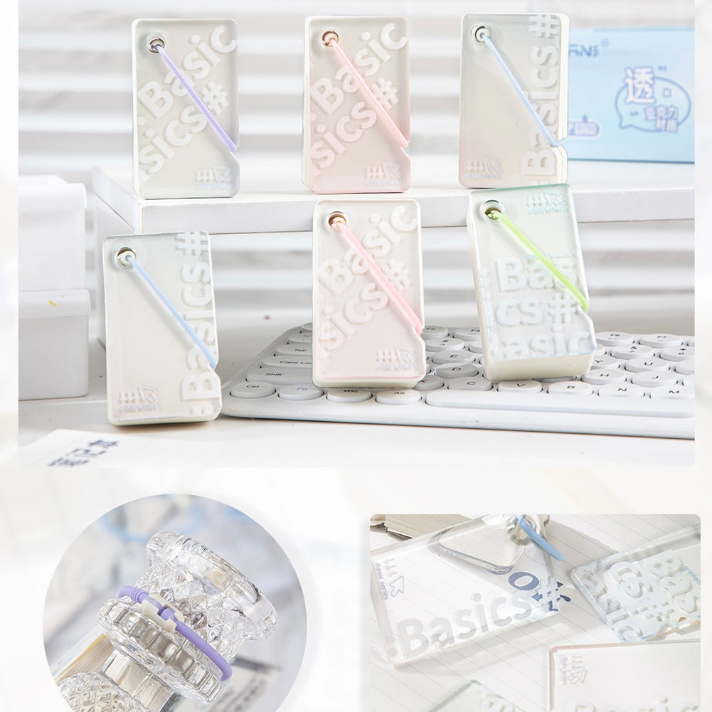 Mini Acrylic String Notebook