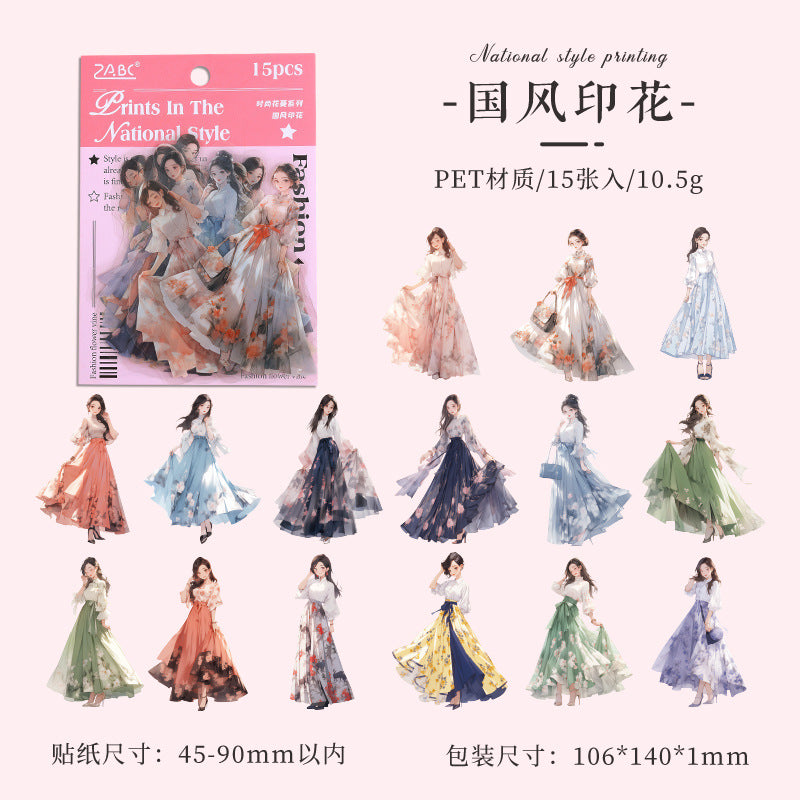 Transparent Girly Deco Sticker Pack