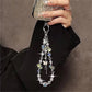 Butterfly Tassel Mobile Keychain