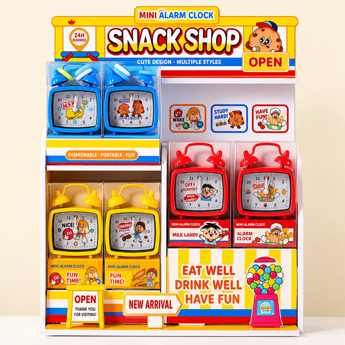 Snack Shop Alarm Clock
