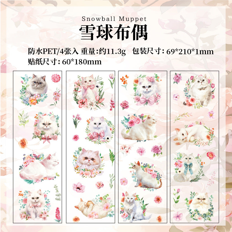 Kawaii Cat Journaling Stickers