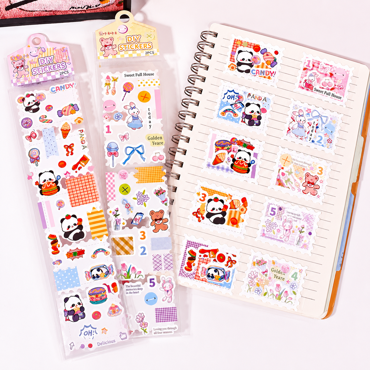 Panda Stamp Sticker