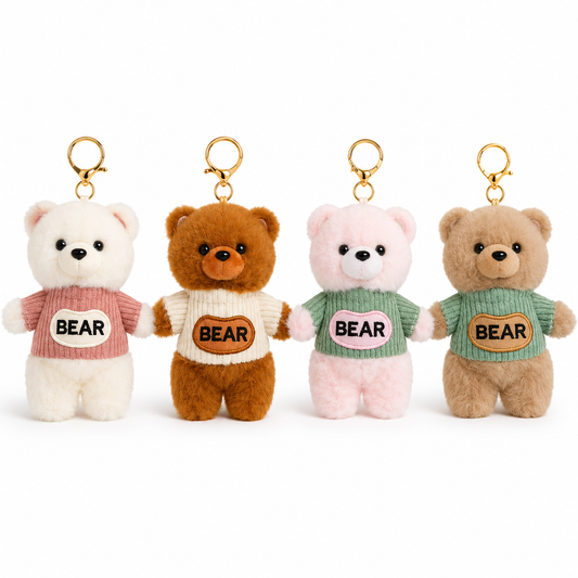 Bear Plush Keychain